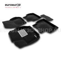 Текстильные 3D коврики Euromat3D Lux в салон для Ford Mondeo (2007-2014) № EM3D-002211