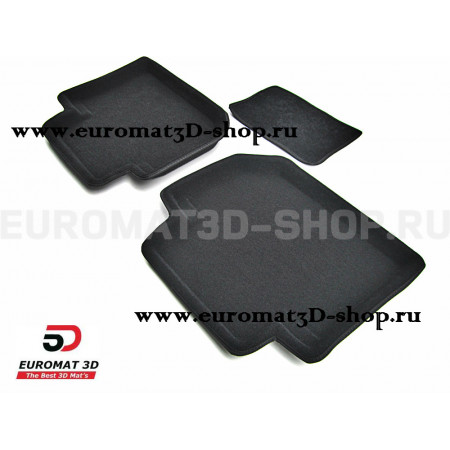 Текстильные 3D коврики Euromat3D Lux в салон для Subaru Tribecca (2005-) № EM3D-004710