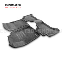 Текстильные 3D коврики Euromat3D Business в салон для Toyota Land Cruiser Prado 150 (2010-2014) № EMC3D-005115G Серые Текстильные 3D коврики Euromat3D Business в салон для Toyota Land Cruiser Prado 150 (2010-2014) № EMC3D-005115G Серые