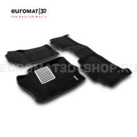 Текстильные 3D коврики Euromat3D Lux в салон для Cadillac Escalade (2007-2014) № EM3D-001302