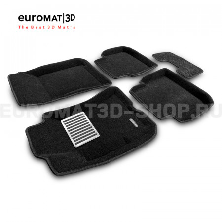 Текстильные 3D коврики Euromat3D Lux в салон для Subaru Legacy (2002-2009) № EM3D-004707 Текстильные 3D коврики Euromat3D Lux в салон для Subaru Legacy (2002-2009) № EM3D-004707