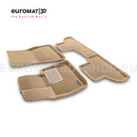 Текстильные 3D коврики Euromat3D Lux в салон для Bmw X6 (F16) (2015-) № EM3D-001215T Бежевые Текстильные 3D коврики Euromat3D Lux в салон для Bmw X6 (F16) (2015-) № EM3D-001215T Бежевые