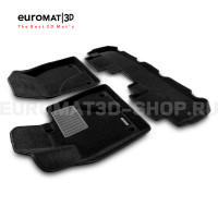 Текстильные 3D коврики Euromat3D Business в салон для Lexus RX (2016-2022) № EMC3D-003212