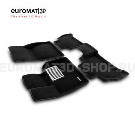 Текстильные 3D коврики Euromat3D Lux в салон для Bmw X5 (G05) (2018-) № EM3D-001214