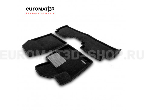 Текстильные 3D коврики Euromat3D Premium в салон для Kia Sorento Prime (2015-) № EMPR3D-002925 Текстильные 3D коврики Euromat3D Premium в салон для Kia Sorento Prime (2015-) № EMPR3D-002925