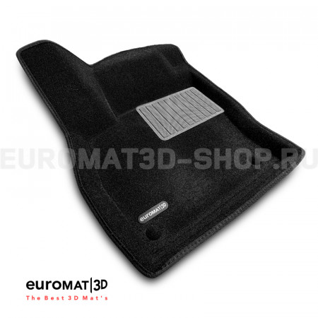 Текстильные 3D коврики Euromat3D Premium в салон для Skoda Octavia A7 (2013-2020) № EMPR3D-004507