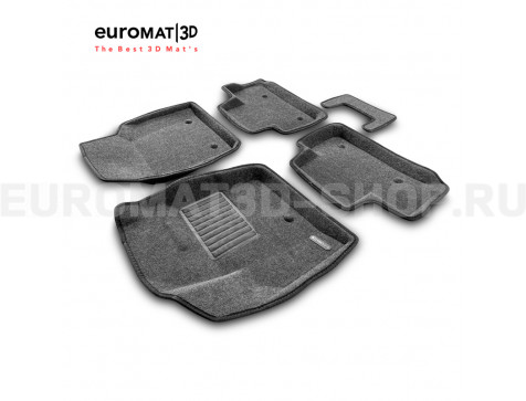 Текстильные 3D коврики Euromat3D Business в салон для Land Rover Freelander II (2006-2014) № EMC3D-003101G Серые Текстильные 3D коврики Euromat3D Business в салон для Land Rover Freelander II (2006-2014) № EMC3D-003101G Серые