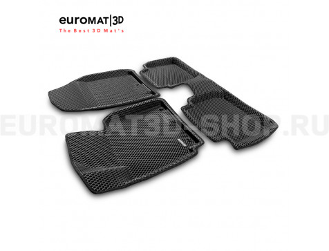 3D коврики Euromat3D EVA в салон для Kia Cerato (2013-2018) № EM3DEVA-002921