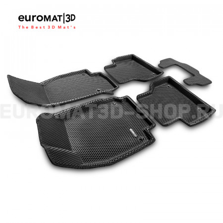 3D коврики Euromat3D EVA в салон для Audi A7 (2019-) № EM3DEVA-001111