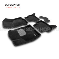Текстильные 3D коврики Euromat3D Premium в салон для Skoda Octavia A8 (2020-) № EMPR3D-004507