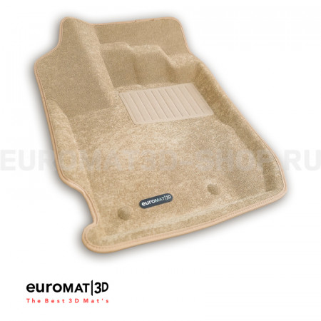 Текстильные 3D коврики Euromat3D Business в салон для Renault Kaptur (2016-) № EMC3D-004206T Бежевые Текстильные 3D коврики Euromat3D Business в салон для Renault Kaptur (2016-) № EMC3D-004206T Бежевые