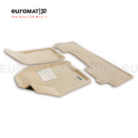 Текстильные 3D коврики Euromat3D Lux в салон для Cadillac Escalade (2021-) № EM3D-001308T Бежевые Текстильные 3D коврики Euromat3D Lux в салон для Cadillac Escalade (2021-) № EM3D-001308T Бежевые